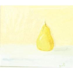 CHARLES BRADY (1926-1997), Oil on canvas, Pear, Signed lower right Brady, With Taylor Gal...