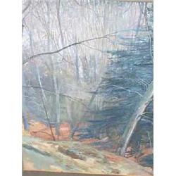 GEORGE WILSON (19th CENTURY), Watercolour, Woodland Scene, Inscribed on label verso, by Geo...
