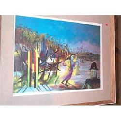 after SYDNEY NOLAN, Artist's Proof, Figure with Policeman, 44/60, Signed Nolan, 50cms x 6...
