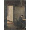Image 1 : I.T. PEACAN, (c.1883), Oil on canvas, Portrait of a Young Man seated in an interior, with dry...