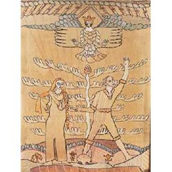 SUSAN MARY (LILY) YEATS (1866-1949), Tapestry panel, The Tree of Life, With Cuala Industrie...