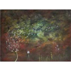 ANNE YEATS (1919-2001), Oil on canvas, Dandelion, 51cms x 67cms, €1000/1500, Illustrati...