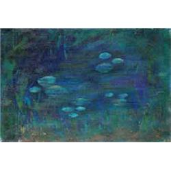 ANNE YEATS (1919-2001), Oil on canvas, Water Lilies, 36cms x 52cms, €400/600, Illustrat...