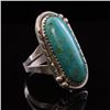 Image 1 : Harold Trujillo Navajo Ring Sterling &Turquoise