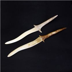 Pair of Bone & Antler Letter Openers