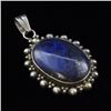 Image 1 : Lapis Lazuli Brooch in Sterling