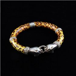 Atre d' Argento Leopard Bangle Bracelet