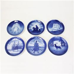 Set of 6 Royal Copenhagen Plates