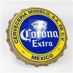 Corona Extra Bottle Cap Bar Sign