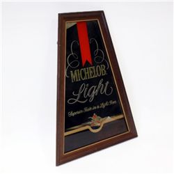 Michelob Light Smoke Mirror Bar Sign