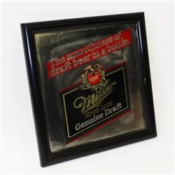 Miller High Life Mirror Square Bar Sign
