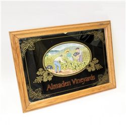 Almaden Vineyards Bar Sign Mirror