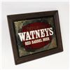 Image 1 : Imported Watneys Red Barrel Beer Mirror Bar Sign