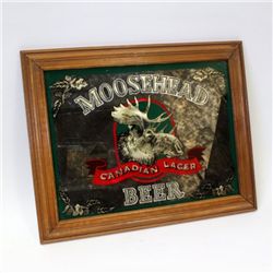Moosehead Canadian Lager Smoke Mirror Bar Sign