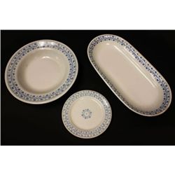 3 Piece St Louis San Francisco Railroad China