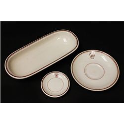 Pennsylvania PRR Railroad China 3 Pc.