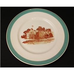 Missouri Kansas Texas Alamo Railroad China Plate