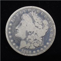 1890 CC Morgan Silver Dollar