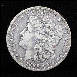 1886 O Morgan Silver Dollar