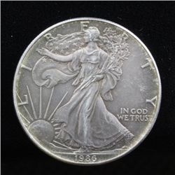 1986 Walking Liberty Dollar