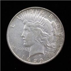 1922 D Peace Dollar