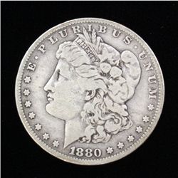 1880 O Morgan Silver Dollar