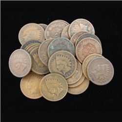 Lot of 25 Indian Head Pennies