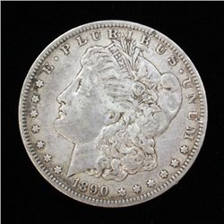 1890 O Morgan Silver Dollar