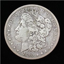1890 O Morgan Silver Dollar
