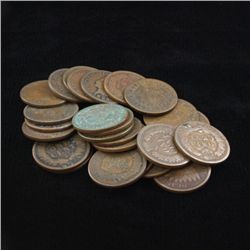 Lot of 25 Indian Head Pennies