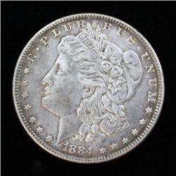 1884 Morgan Silver Dollar