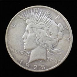 1923 D Peace Dollar