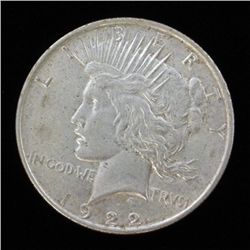 1922 D Peace Dollar