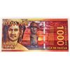 Image 1 : 2011 EASTER ISLAND CURRENCY 1,000 DOLLAR BANK NOTE