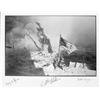 Image 1 : THE FIREMEN AND THE FLAG, FIREFIGHTER-SIGNED SET