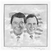 Image 1 : RONALD REAGAN AND GEORGE BUSH PAINTING