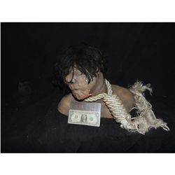 HANGED BROKEN NECK BUST WITH NOOSE