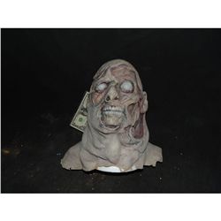 ROTTEN ZOMBIE WITH FLESH FALLING OFF LATEX MASK