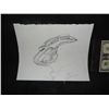 Image 1 : ALIEN VS PREDATOR CONCEPT SKETCH HAND DRAWN & SIGNED ORIGINAL FROM PRODUCTION 1
