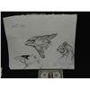 Image 1 : XENA WARRIOR PRINCESS CONCEPT SKETCH HAND DRAWN & SIGNED ORIGINAL FROM PRODUCTION 4