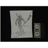 Image 1 : THE MUMMY CONCEPT SKETCH HAND DRAWN & SIGNED ORIGINAL FROM PRODUCTION 15