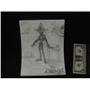 Image 1 : THE MUMMY CONCEPT SKETCH HAND DRAWN & SIGNED ORIGINAL FROM PRODUCTION 17