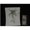 Image 1 : THE MUMMY CONCEPT SKETCH HAND DRAWN & SIGNED ORIGINAL FROM PRODUCTION 18