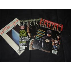 BATMAN RETURN OF THE JEDI SPECIES FILM BOOKS