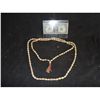 Image 1 : CHILD'S PLAY CHUCKY SCREEN USED & MATCHED VOODOO PRIEST BLOODY SKULL NECKLACE
