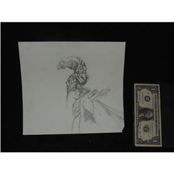 THE MUMMY CONCEPT SKETCH HAND DRAWN & SIGNED ORIGINAL FROM PRODUCTION 19