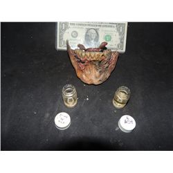 ARMY OF DARKNESS SCREEN USED HERO EVIL ASH JAW PROSTETIC & EYE LENSES