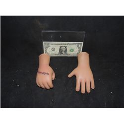 SEED OF CHUCKY HANDS FROM VERY FIRST SIDESHOW DOLL PRODUCED