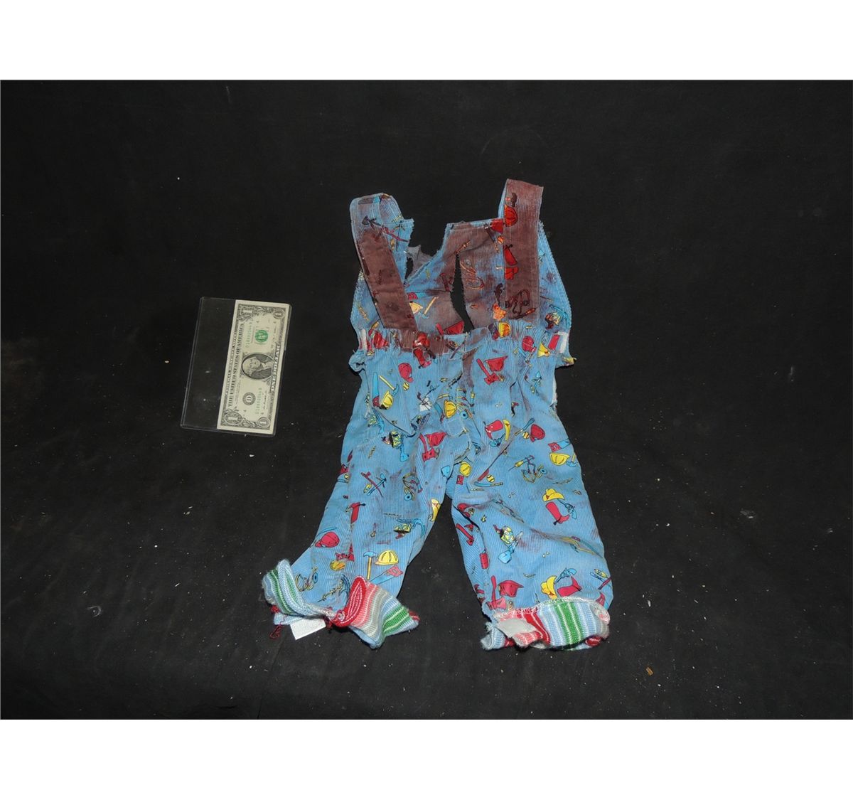 Seed Of Chucky Bloody Pants From Very First Sideshow Doll Produced