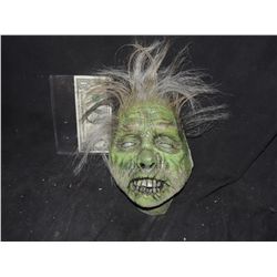 ROTTEN ZOMBIE FULL FACE MASK WITH GRAY HAIR